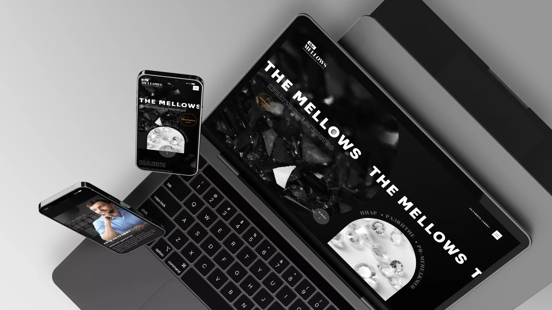 Разработка сайта креативного агентства «The Mellows» в Покачах