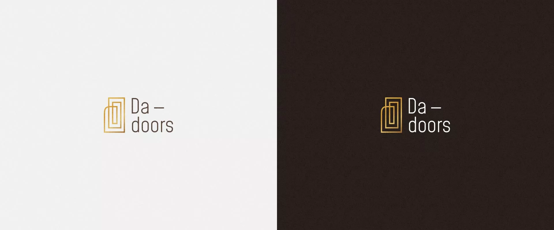 Разработка логотипа для компании «DA-DOORS» в Покачах
